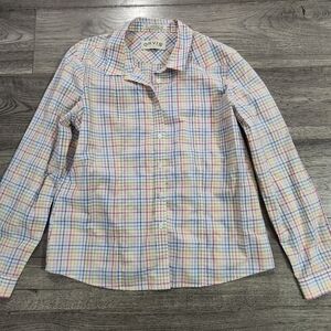 Orvis | Women's Colorful Patterned Collared Dress Buttondown Shirt